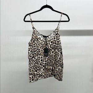 NWT Seventy Leopard Print Camisole Top